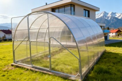 oranzheriya-polikarbonat-3x6-profil-40x20.jpg (1) Оранжерия с поликарбонат.Лесен монтаж